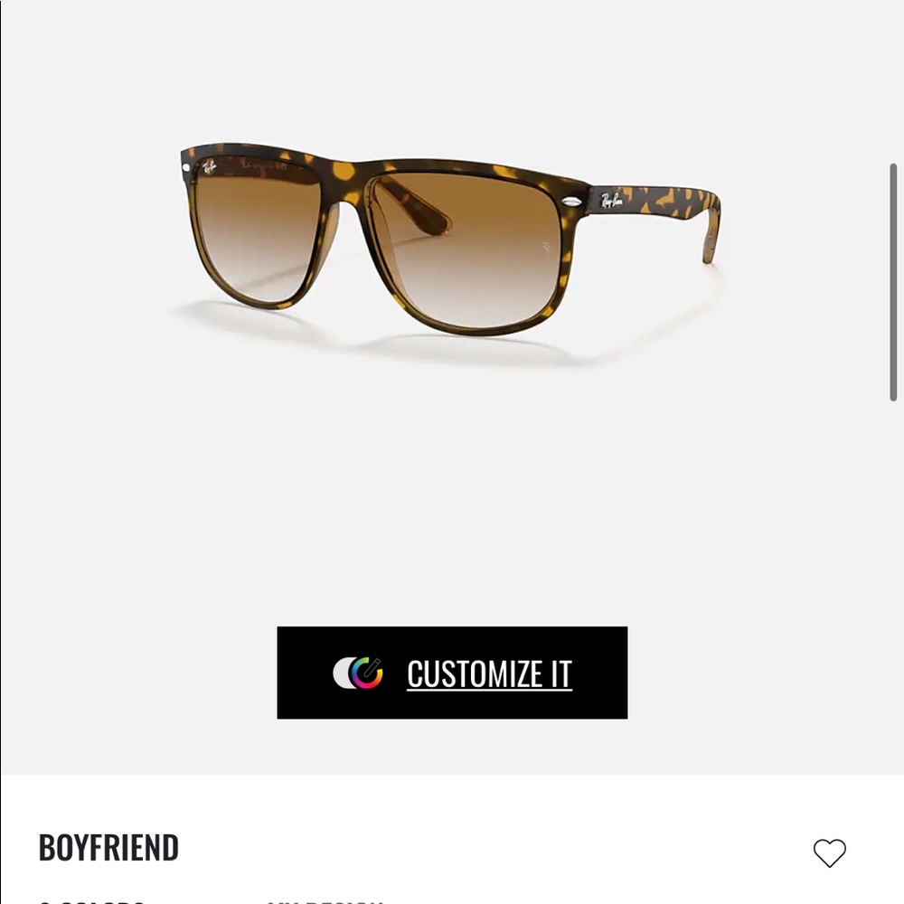 Rayban Boyfriend Sunglasses